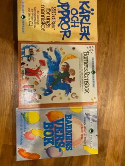 Online 3 barnböcker: Kärlek och upprop, Barnens ramsbok, Barnens versbok Antologier