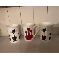 Cheap 3 charmiga muggar med Katter Kuriosa
