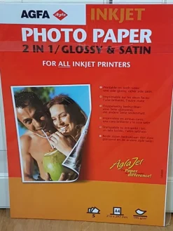 Tradera 8 förpackningar fotopapper 2in1 glossy & satin 195g| Fotofremkaldelse & Mørkekammer