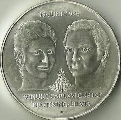 Tradera 50 kr 1976 JUB.| Svenske Mønter