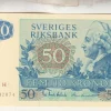 Tradera 50 kronor 1979 litet riss ovan ovikt 01/0| Sedler