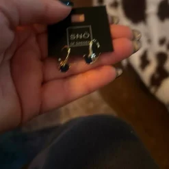 Tradera 2 par likadana öron hänge> Øreringe