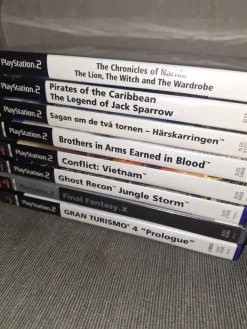 Tradera 8 Playstation 2 spel: Gran Turismo 4 Prologue, Final Fantasy X, Ghost Recon:> Playstation