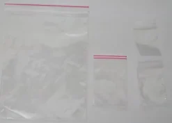 Cheap 200 st Blixtlåspåsar zip påsar 34x42 mm Forsendelse Og Emballering