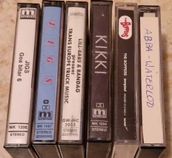 Tradera 6 st Kassettband -Abbas Waterloo och Blandade Artister| Kassettebånd