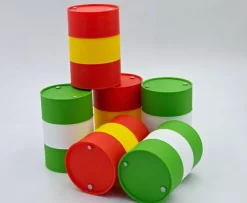 Tradera 6 st oljefat i skala 1/14| Skalamodeller