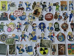 Tradera 50 st Rollspel Fallout Klistermärken| Scrapbøger