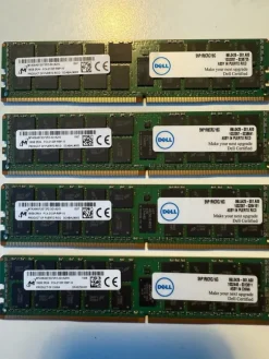 Cheap 4 stycken Dell server RAM-minnen 16GB DDR4 Computerservere & Tilbehør