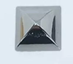 Tradera 6 stycken nitar, pyramid. Silvergrå (15*7 mm).> Smykketilbehør