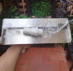 Tradera 11,8 tums poolvattenfall i rostfritt stål med koppling, trädgårdsfontän| Havedekorationer