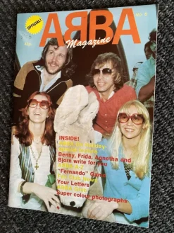 Tradera ABBA Magazine No. 6: Officielt ABBA magasin med artikler, puslespil og| Musiktidsskrifter & Litteratur