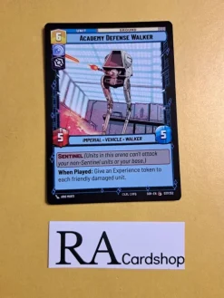 Tradera Academy Defense Walker Common 037/252 Spark of the Rebellion (SOR) Star Wars Unl> Star Wars
