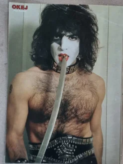 Tradera Affischer på Paul Stanley från kiss| Musikplakater