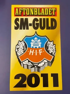 Tradera Aftonbladet löpsedel Helsingborgs IFs SM-Guld 2011.> Sportsmemorabilia
