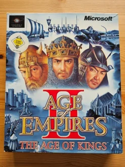 Tradera Age of Empires II: The Age of Kings PC Big Box Endast Box och Manualer> Computerspil