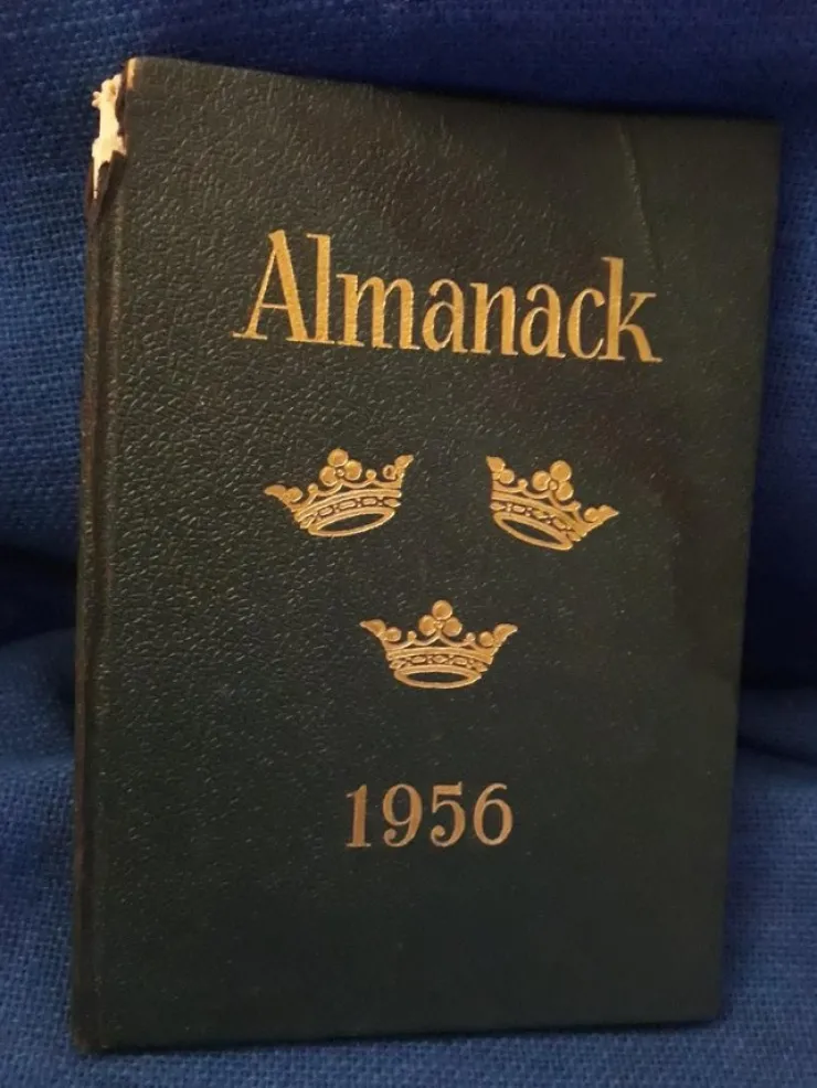 Outlet almanacka/kalender 1956 ! Almanakker & Kalendere
