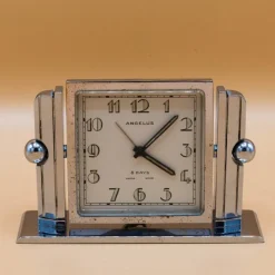 Tradera Angelus väckarur art deco 1920-30-tal mekaniskt Swiss> Stopure