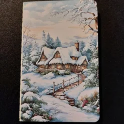 Tradera Anteckningsbok med unik design vinter linjerat häfte| Øvrigt Hobby