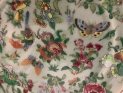 Shop Antikt porslinstallrik med blommor och fåglar Orientalsk Kunst Og Porcelæn