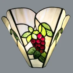 Tradera Art Nouveau Stained Glass Wall Lamp | Dekorationer