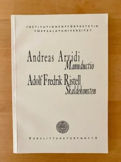 Fashion Arvidi, Ristell - Manuducio, Skaldekonsten - Uppsala Universitet Estetik Filosofisk Litteratur