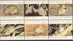 Tradera Australien. Gnagare fladdermus Mi 1273-78 xx| Oceanien