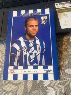 Tradera Autograf Spelarkort / Vykort Teddy Lucic IFK Göteborg > Sportsmemorabilia