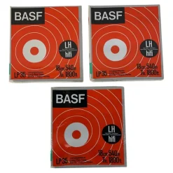 Tradera BASF LP 35 Long Play Tape 18cm/540m Rullband Tonband 3st Vintage| Spolebånd