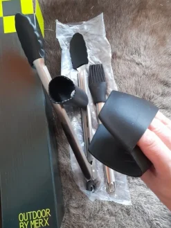 Tradera BBQ-set 4 delar| Bål & Grill