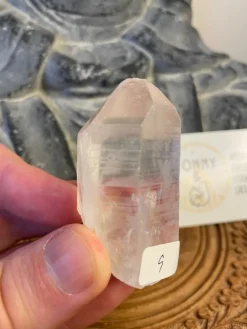 Tradera Bergskristall rå spets 6-8cm> Ædelsten