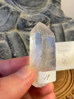 Tradera Bergskristall rå spets 6-8cm> Ædelsten