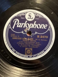 Tradera Bessie Smith. Parlophone R 2479.| Grammofonplader