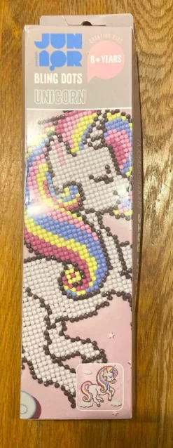Best Sale BLING DOTS UNICORN ENHÖRNING PYSSELKIT PYSSEL PÄRLA NYTT OANVÄNT Diy & Maling