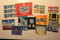 Tradera Block hela Världen med Rymdmotiv stämplade 12st| Flere Lande