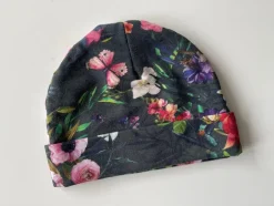 Tradera Blommig mössa till baby i bomullstrikå, storlek 36/38| Baby, Børn & Leg