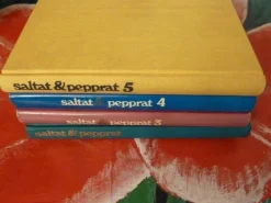 Best Sale BOK, 4 STYCKEN SALTAT & PEPPRAT BÖCKER: 3, 4, 5 Antikkens Litteratur
