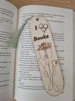 Tradera Bokmärke med texten | Andet Håndlavet