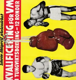Tradera BOXNING, Matchprogram EDDIE MACHEN - FLOYD PATTERSON i SOLNA 1964> Sportsmemorabilia