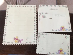 Tradera Brevpapper Retro Nalle Puh.> Kuverter & Brevpapir