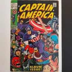 Online Captain America #112 1969 Origin of Captain America retold Amerikanske Serier