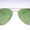 New Captain 3577E Mensique Trempe vintage men's pilot-style sunglasses-NEW old stock Solbriller