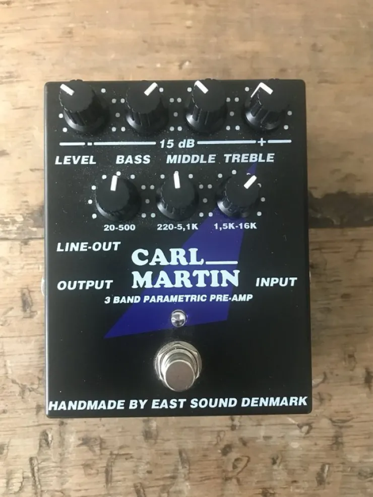 Tradera Carl Martin 3 Band Parametric Pre-Amp| Musikinstrumenter
