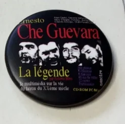 Clearance CHE GUEVARA. Badge , nålmärke diameter 32mm Stofmærker & Pins