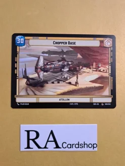 Tradera Chopper Base // Experience Token Common 030/252 Spark of the Rebellion (SOR) Sta> Star Wars