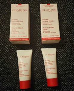 Tradera CLARINS BEAUTY FLASH BALM 2 x 5 ML - NYTT/OANVÄNT/OÖPPNAT!> Ansigtpleje