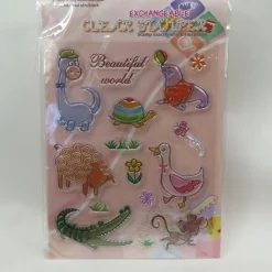 Tradera Clear Stamper Djur 1| Scrapbøger