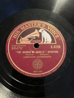 Tradera Comedian Harmonists. HMV X 4758.| Grammofonplader