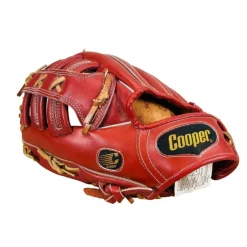 Tradera Cooper Rawhide Laced Plockhandske HÖGER Läder Black Diamond Series 750> Baseball