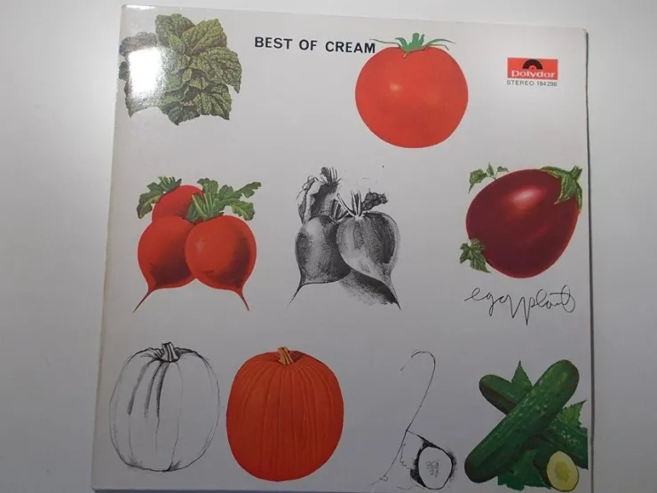 Tradera CREAM - Best of, LP omslag Polydor Tyskland 1969| Pladeomslag