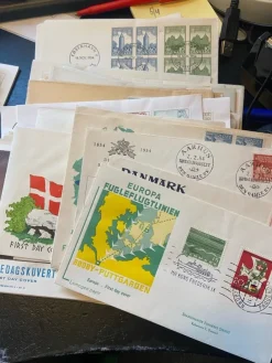 Tradera Danmark ca 75 FDC mest mellan 1942-1955 + ett fåtal modernare| Norden